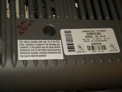 Corning pc-410 stirrer (5