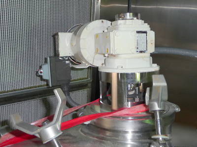 Dci 1200 liter 316 stainless jacketed reaction tank 