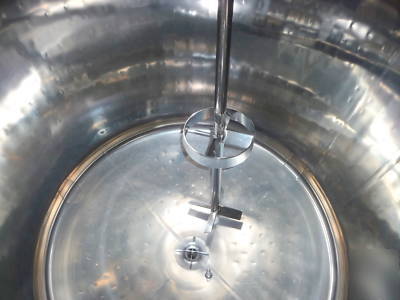 Dci 1200 liter 316 stainless jacketed reaction tank 