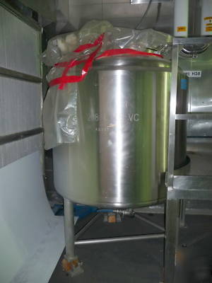 Dci 1200 liter 316 stainless jacketed reaction tank 