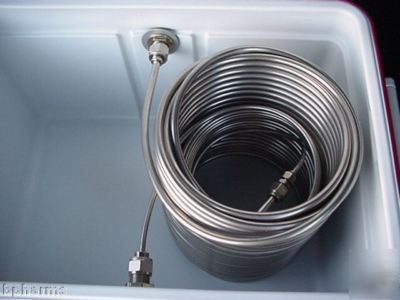 Draft keg beer cooler single jockey box (cooler only)