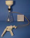 Filtration set up with pump:110MM buchner 1000ML flask