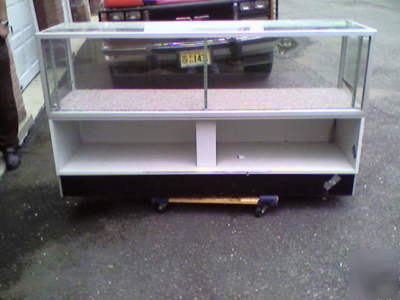 Glass showcase jewelry showcase cellphone display case