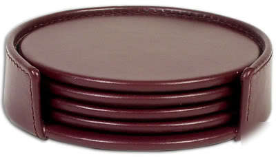 Legal style leather coasters desk accessories A7245