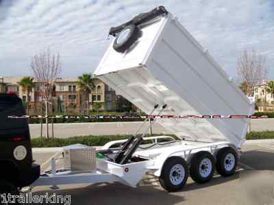 New all hydraulic job pro hd dump triple axle trailer