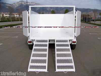 New all hydraulic job pro hd dump triple axle trailer