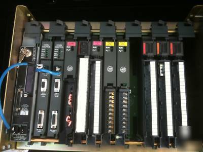 Plc 5 rack with i/o