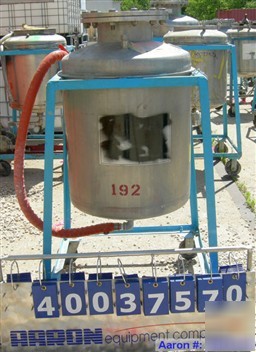 Used- o.g. kelley co. pressure tank, 55 gallon, 304 sta