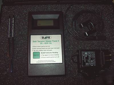 Clavis type 4 hand held belt tension meter