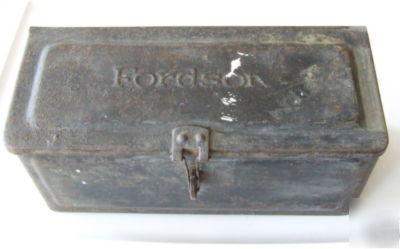 Ford fordson metal latched tool box