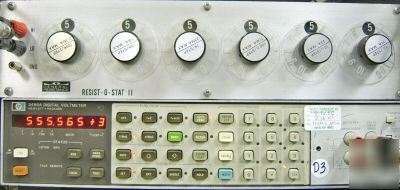 General resistance resist-o-stat resistance box,nistcal