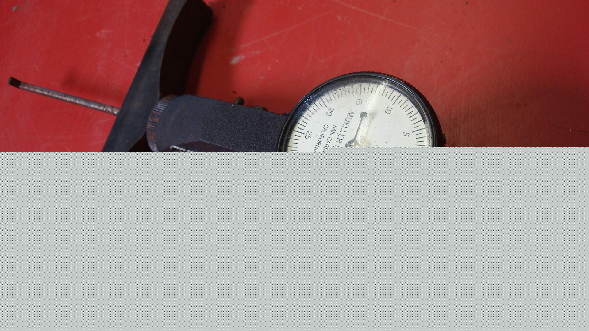 Mueller dial indicating, definite purpose, depth gage