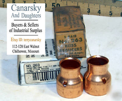 New 1 bussman 263 class r fuse reducer 