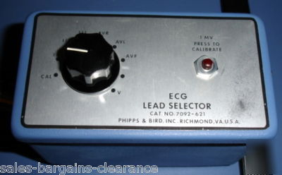 Phipps & bird pb-3 oscilloscope w/ recorder accessories