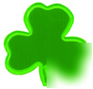 Reflexite helmet decal shamrock / lucky clover