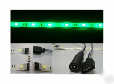 1,green 30CM pvc smd 5050 led light strip waterproof 