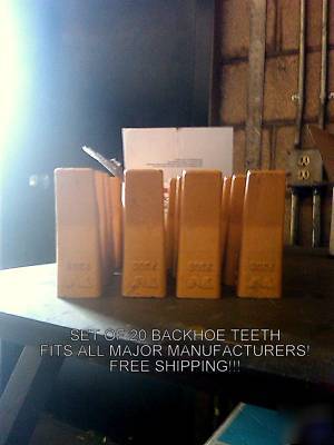 20 backhoe bucket teeth 230 series - free shipping 