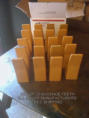 20 backhoe bucket teeth 230 series - free shipping 