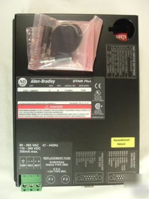 Allen bradley dtam plus, 2707-V40P2X, excellent