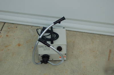 Capra microscope QH1-fiber-light optic dual gooseneck 