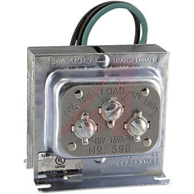 Edwards signal transformer 596 signaling 120V-(18-12-6V