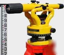 Level transit kit with tripod & 16FT level rod