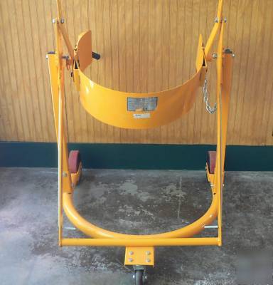 Mobile carrier for 55 gallon steel drum-800 lbs 