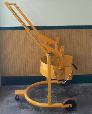 Mobile carrier for 55 gallon steel drum-800 lbs 