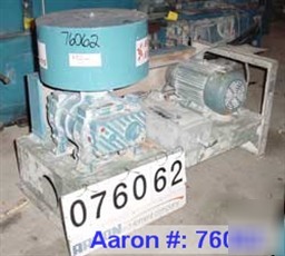 Used:blower engineering tri-lobe positive displacement
