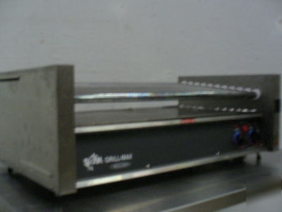 Used star hotrod hotdog grill hotdog roller mdl 50C
