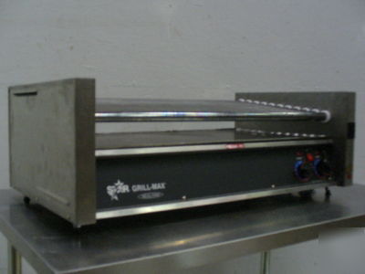 Used star hotrod hotdog grill hotdog roller mdl 50C
