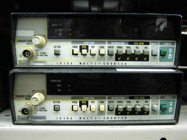 Fluke 1910A frequency counter lot of 2