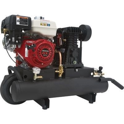 Air compressor commercial - 8 gallon - 8 hp honda gx