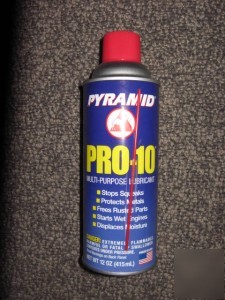 Case of 12 pyramid pro-10 lubricant 12OZ WD40