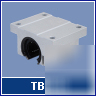 Linear bearing support unit + bearing ID16MM (TBR16) X4