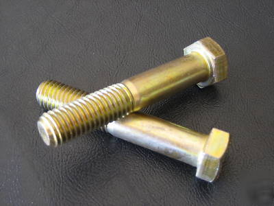 Lot 10 9/16-18X2 grade 8 hex head cap screws bolts 