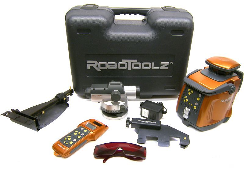 Lot robotoolz rt-7690-2 rt-2710-26 rotary laser level
