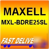 Maxell mxl-BDRE25SL bd re blu ray rewriteable disk disc