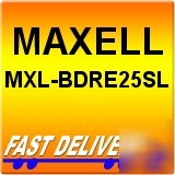 Maxell mxl-BDRE25SL bd re blu ray rewriteable disk disc