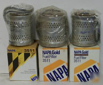 Napa gold secondary fuel filter model 3511 lot 