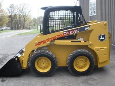 New /unused john deere 315 skidloader