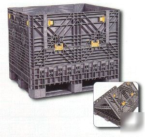 Pallet size xytec series collapsible bulk bins:C484039