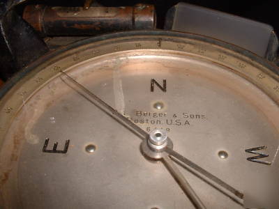 Rare antique cl berger & sons transit patent 1897-- 