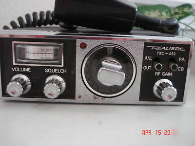 Realistic trc-452 40 channel cb transceiver radio