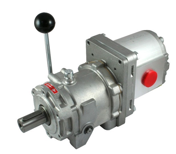 Reversible hyd mech clutch pump assembly 79.2 l/min