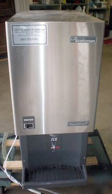 Scotsman MDT4F12A flake ice maker dispenser touch-free