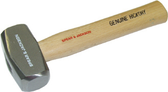 Spear & jackson 2.1LB club/lump hammer hickory handle