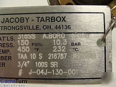 New clark-reliance jacoby tarbox 200-s flow indicator 