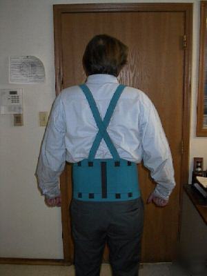 New clc back support belt 5000L in burgandy 38-47
