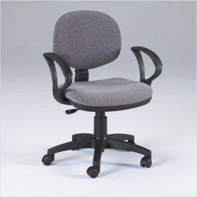 Stanford desk height seating color: black